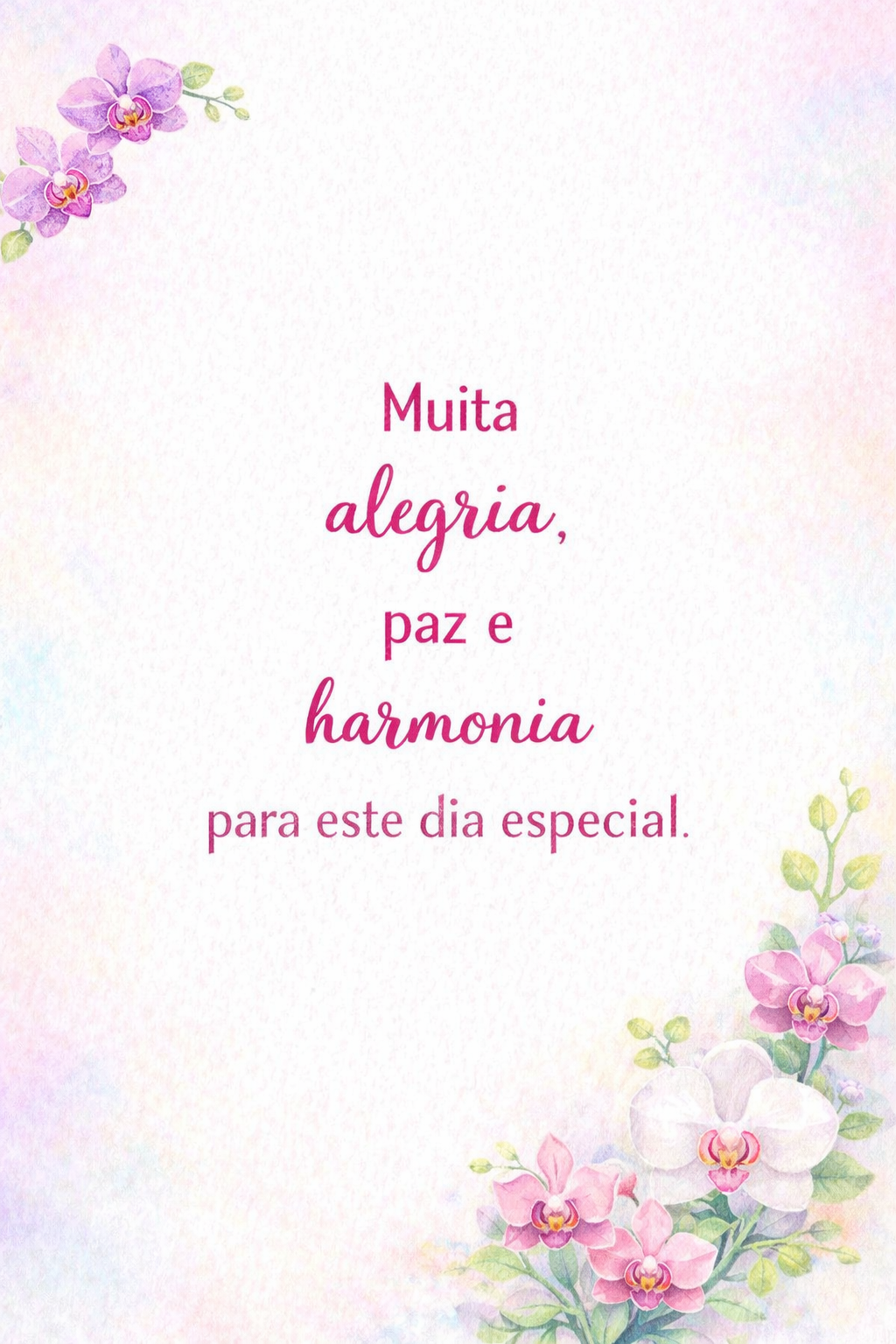 Cartão de Páscoa Floral Aquarelado A5 (14,8 x 21 cm) – Feliz Páscoa | Loucos por Cartões