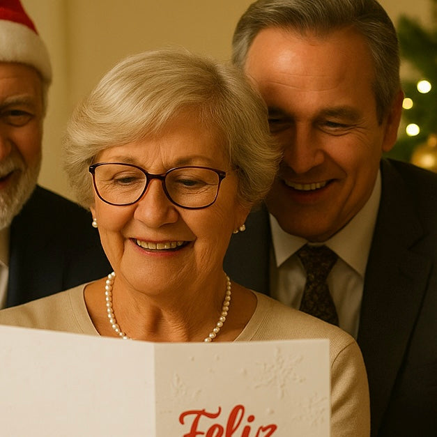 Cartão de Natal - FLOCOS DE NEVE