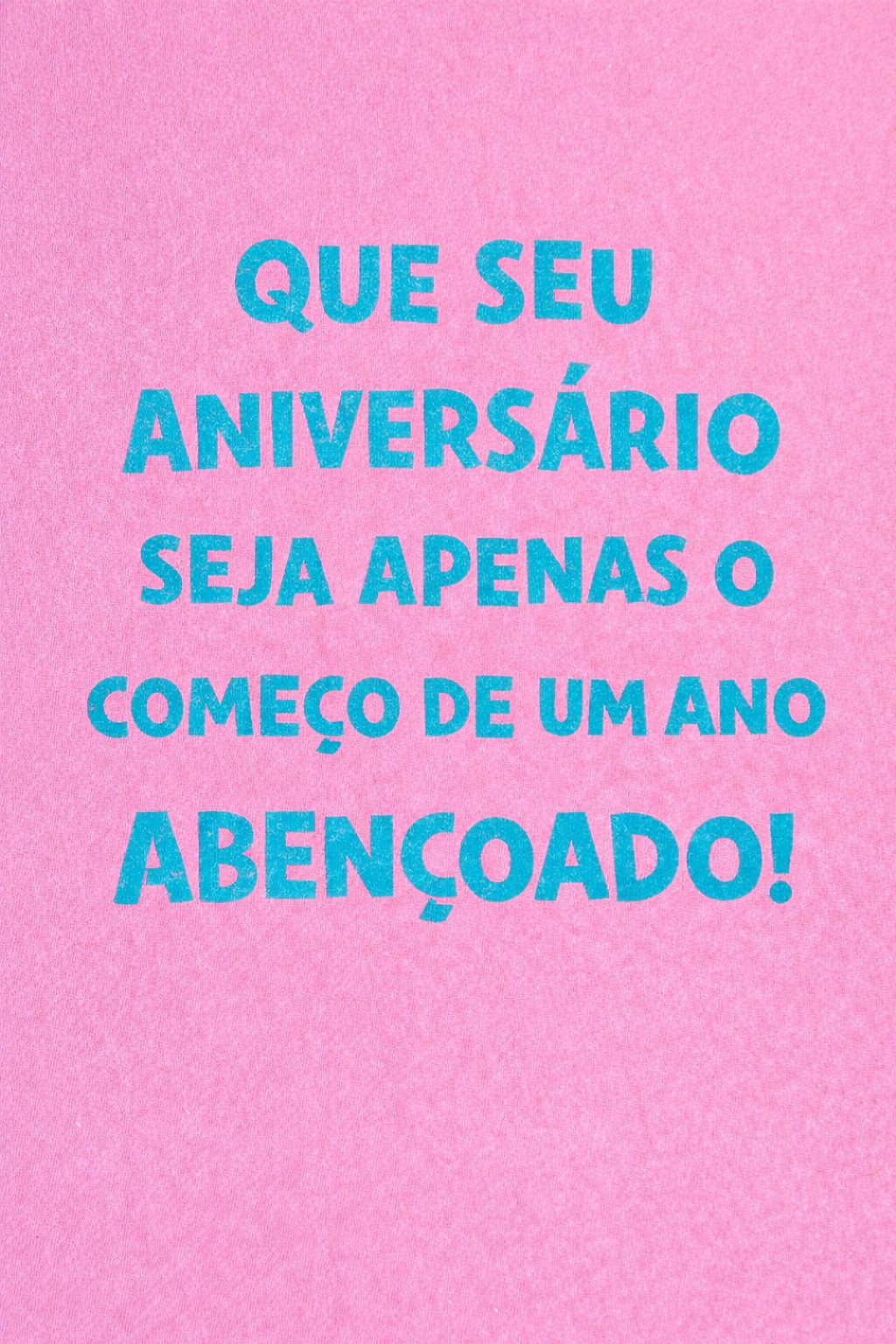 Cartão de Aniversário Minimalista A5 (14,8 x 21 cm) – Feliz Aniversário | Loucos por Cartões