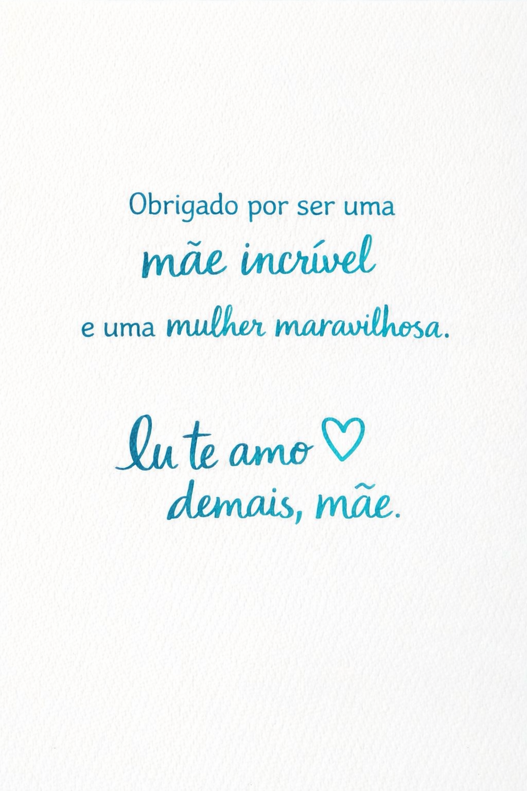 Cartão para Mãe A5 (14,8 x 21 cm) – Mulher Forte e Mãe Fenomenal | Loucos por Cartões