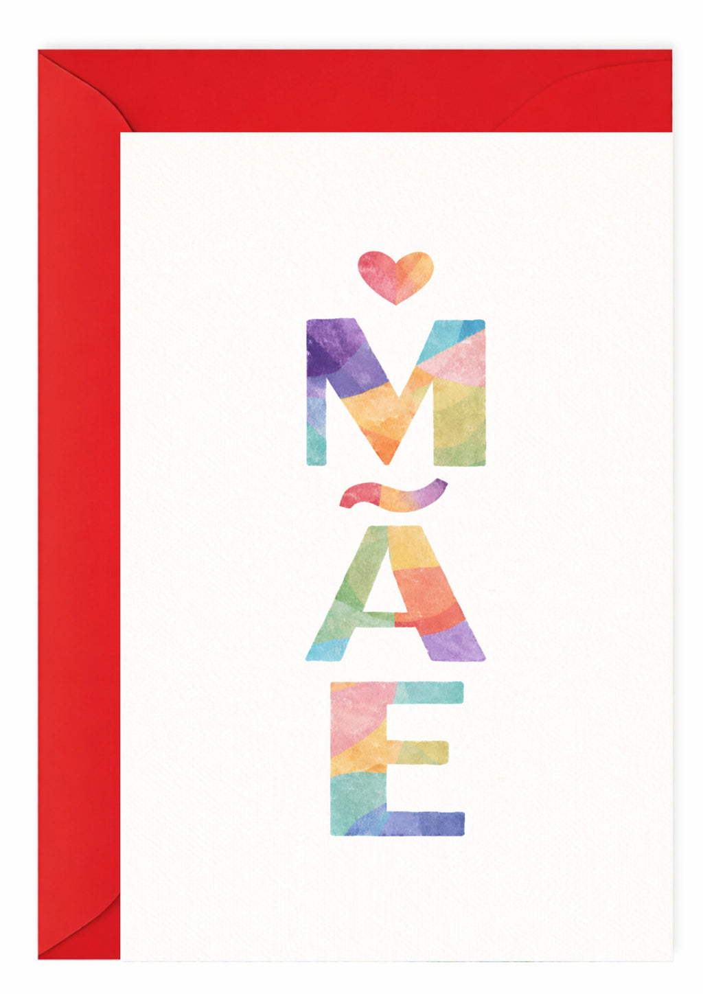 Cartão de Dia das Mães A5 (14,8 x 21 cm) – Mãe | Loucos por Cartões