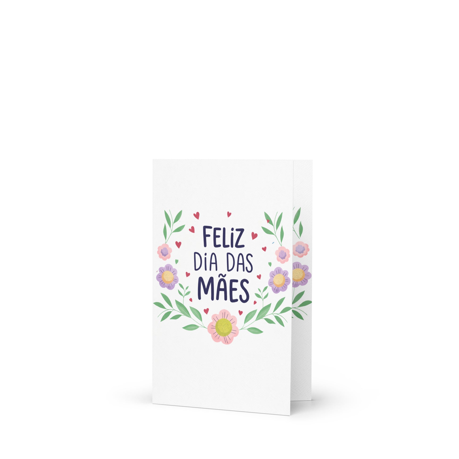 Cartão de Dia das Mães Floral A5 (14,8 x 21 cm) – Feliz Dia das Mães | Loucos por Cartões