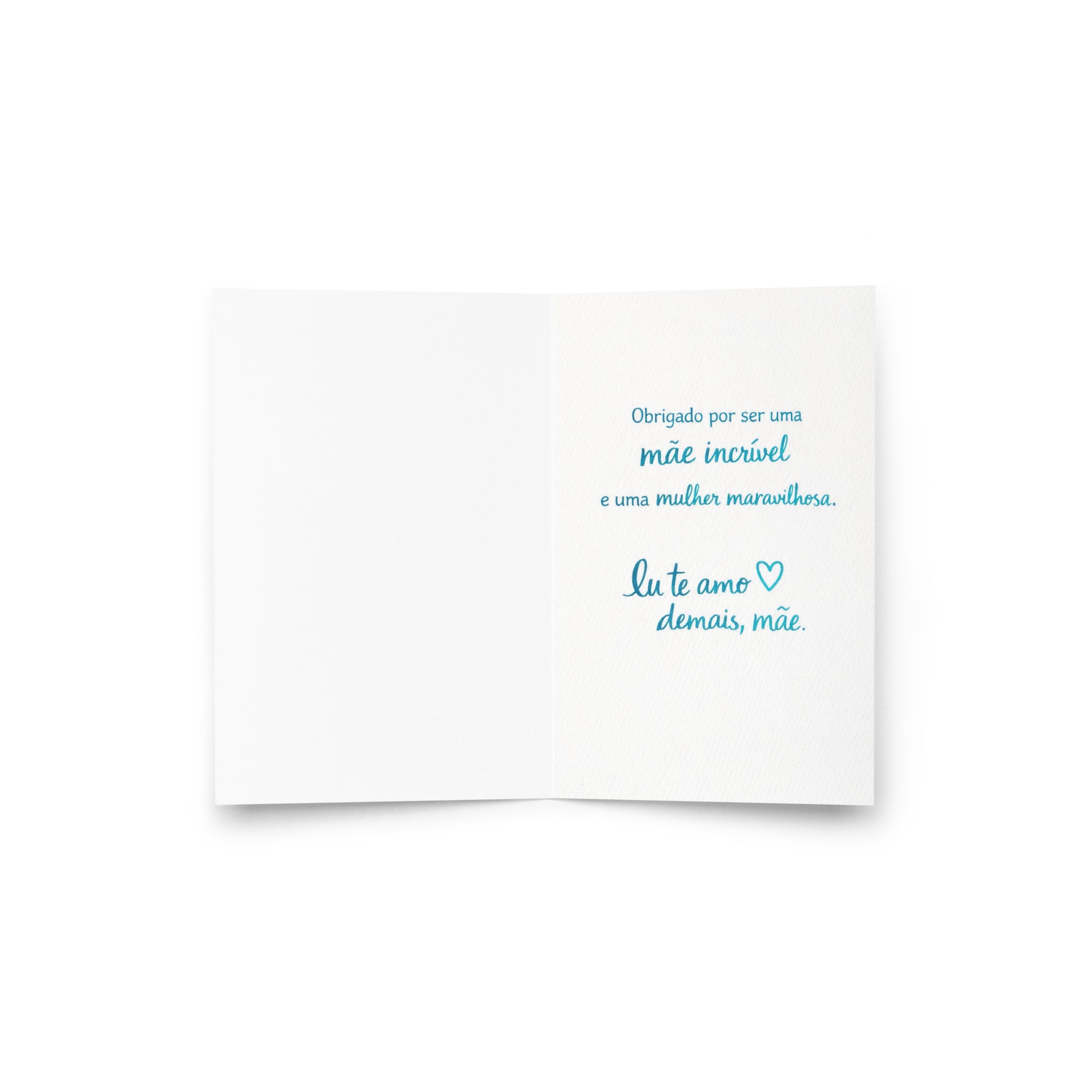 Cartão para Mãe A5 (14,8 x 21 cm) – Mulher Forte e Mãe Fenomenal | Loucos por Cartões