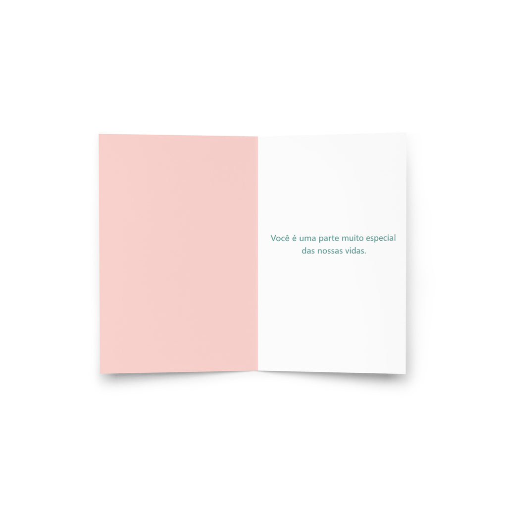 Cartão de Dia das Mães Floral A5 (14,8 x 21 cm) – Com Amor, de Todos Nós | Loucos por Cartões