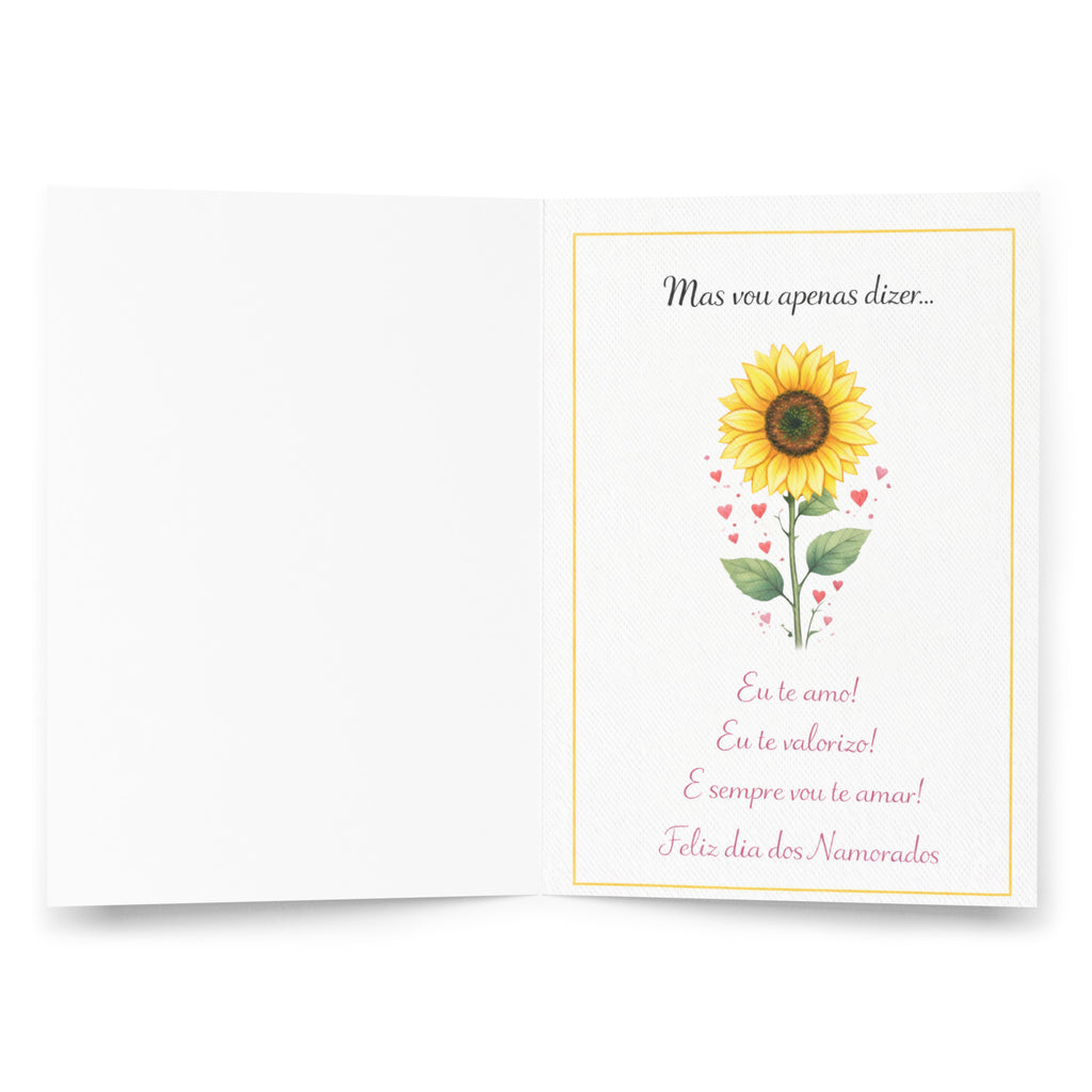 Cartão Comemorativo Romântico A5 (14,8 x 21 cm) – Meu Marido, Meu Amor | Loucos por Cartões